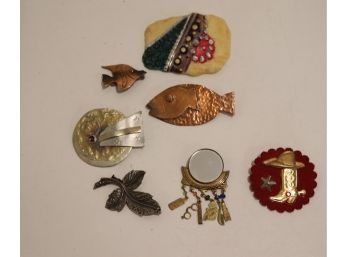 Vintage Brooch Pin Lot (B-19)