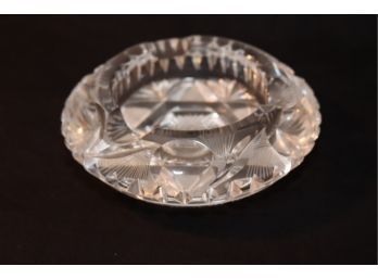 Vintage Crystal Ashtray (P-76)