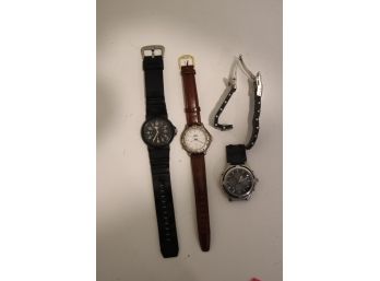 Wrist Watch Lot AS-IS. Swiss Army, Timex, Philip Persio (B-13)