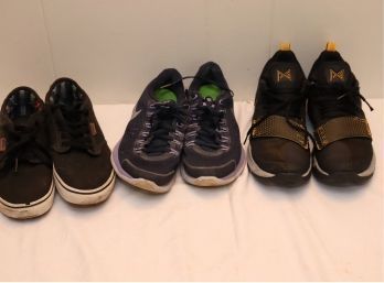 3 Mens Sneaker Lot Vans 8.5 Nike 8 & 8.5. (T-16)