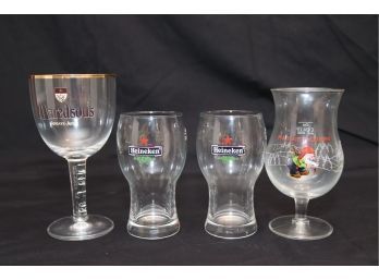 Glass German & Heineken Beer Glasses (N-83)