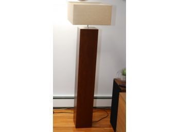 Wooden Floor Lamp With Shade