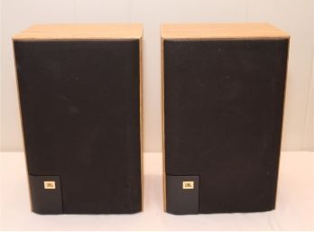 Vintage JBL J2050 Compact Wood Grain Stereo Bookshelf Speakers