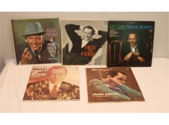 Vintage Frank Sinatra Vinyl Record Lot  (G-16)