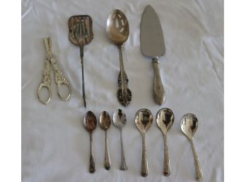 Assorted Serving Pieces And Spoons (S-34)