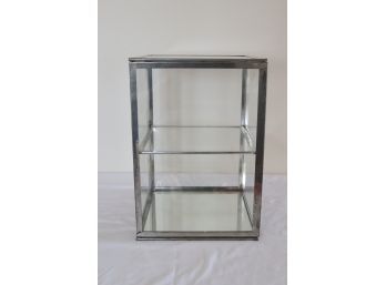 Vintage Table Top Glass Display Case (s-22)