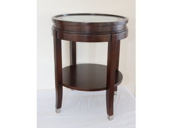 Round Glass Top Side Table (S-98)
