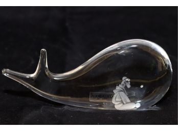 KOSTA BODA LINDSTRAND JONAH & The WHALE - Glass Signed/numbered