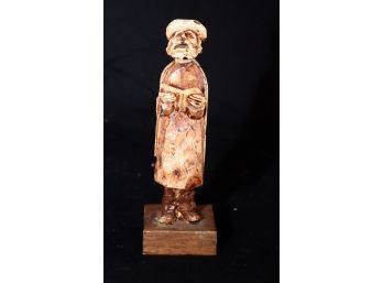 Carved Jewish Praying Guy Figurine (S-89)