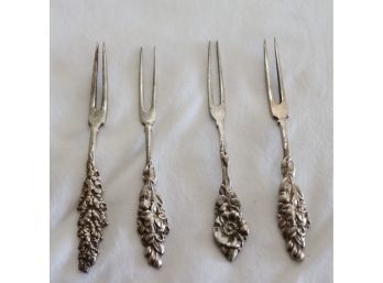 Small Sterling Silver Forks (s-33)