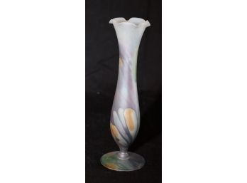 Painted Glass Bud Vase (S-90)