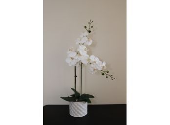 Faux White Orchid    (N-10)