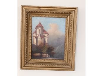 Antique Framed Signed Painting  (S-26)
