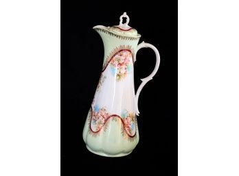 Vintage Ceramic Pitcher With Lid (S-87)