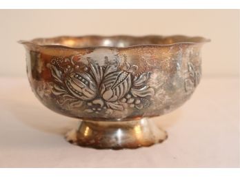 Decorative Silverplate Bowl