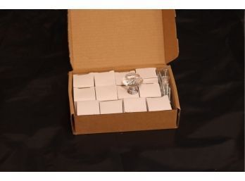 12 30mm Crystal Clear Drawer Cabinet Knobs (B-20)