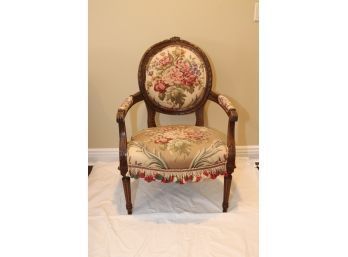 Antique Upholstered  Arm Chair (d-78)