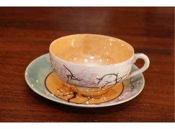 Vintage Tea Cup And Saucer Japan (G-17)