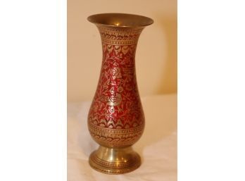 Vintage Brass Vase (D-43)