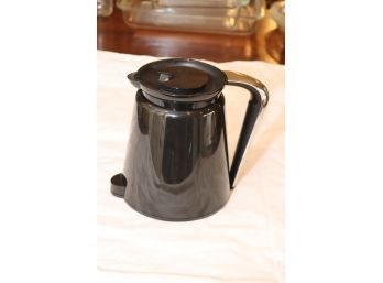 KEURIG 2.0 Black COFFEE INSULATED POT 4-6 Cup K CARAFE 32oz. Silver Handle (G-82)