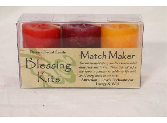 Blessed Herbal Candles Blessing Kits MATCH MAKER
