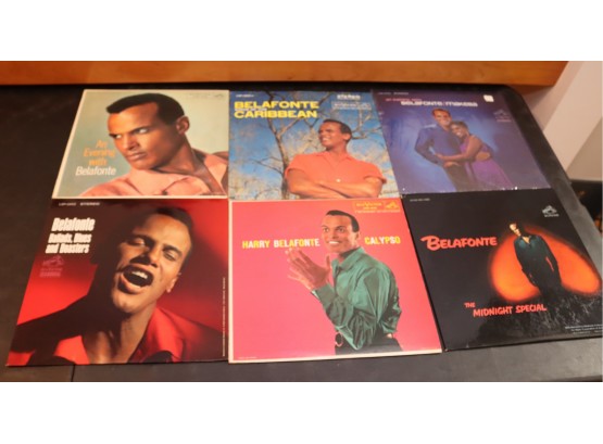 Harry Belafonte Vinyl Record Lot (D-10)