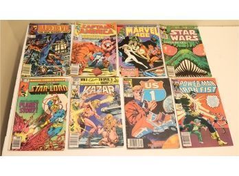 Marvel Comic Book Lot: Daredevil, Captain America, Star Wars, Star-lord, US1, (C-10)