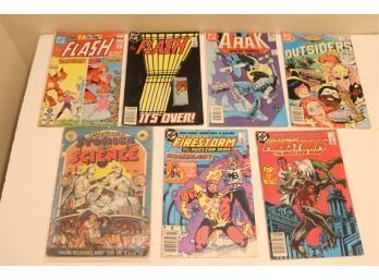 Dc Comic Book Lot: Flash, Arak, Firestorm, Outsiders (C-12)