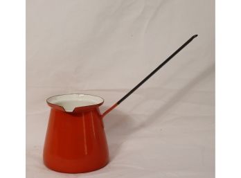 Vintage Red Turkish Coffee Pot (D-72)