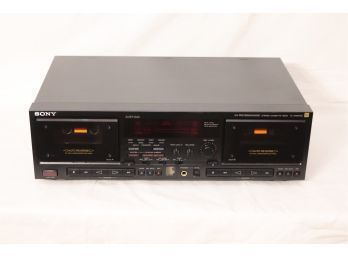 SONY TC-WR87ES Stereo Dual Auto Reverse Dubbing Cassette Tape Deck (R-28)