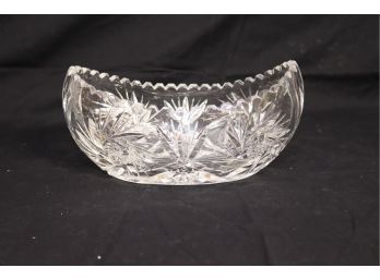 Vintage Crystal Glass Bowl (D-36)