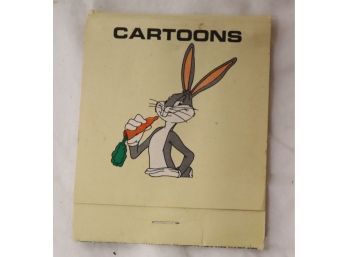 BUGS BUNNY LOONEY TOONS CARTOON MATCHBOOK *RARE* Cartoons Of Hewlett