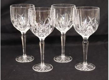 Set Of 4 Marquis By Waterford Wine Glasses (D-30)