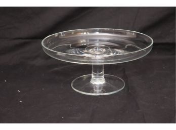 Glass Cake Plate (D-34)