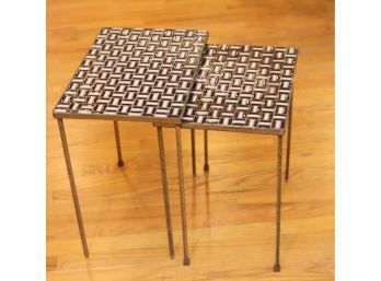 Tile Toped Nesting Tables