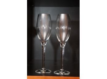 Pair Of Champagne Flutes (T-4)