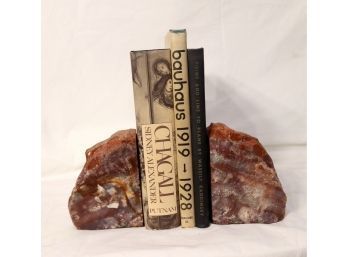 Vintage Petrified Wood  Bookends (R-4)