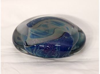 Vintage Art Glass Paperweight Signed And Dated 1993 SGA (D-58)