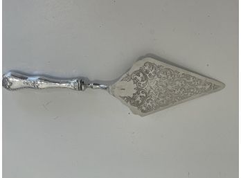 Vintage Sterling Silver Cake Knife (Ster-3)