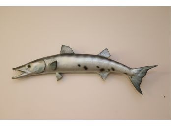 Vintage Taxidermy Barracuda Fish Wall Mount (R-39)