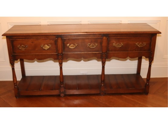 Wooden Console Table 3drawer Server Buffet