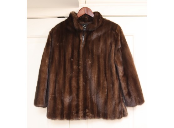 Short Mink Fur Coat From Tsontos Furs Sz. S (M-1)