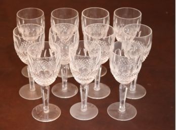 Set Of 11 Waterford COLLEEN Wine Glasses