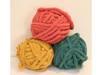 3 GIANT Yarn Balls