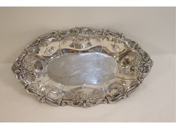 Silver Plated Serving Bowl Tray (A-28)