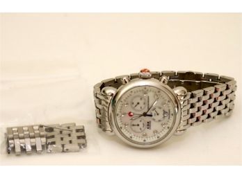 Michelle CSX 9 Diamond Chronograph Stainless Steel Watch (P-7)