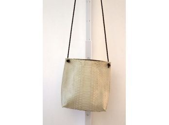 GaBaG.Co Off-white Snakeskin Crossbody Bag Handbag (P-6)