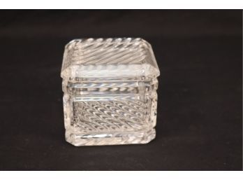 Marquis By Waterford Covered Crystal Box (B-26)