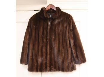 Short Mink Fur Coat From Tsontos Furs Sz. S (M-1)