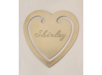 Tiffany & Co Heart Book Marker 'Shirley' (P-21)